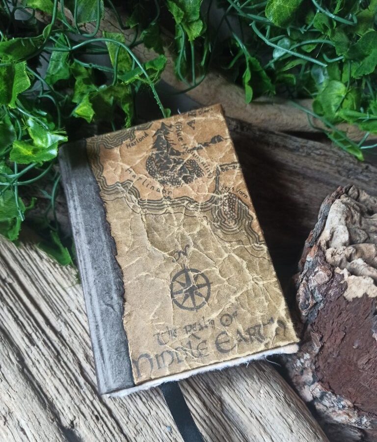 Grimoire, carnet vierge, reliure artisanale, L'arbre à papier