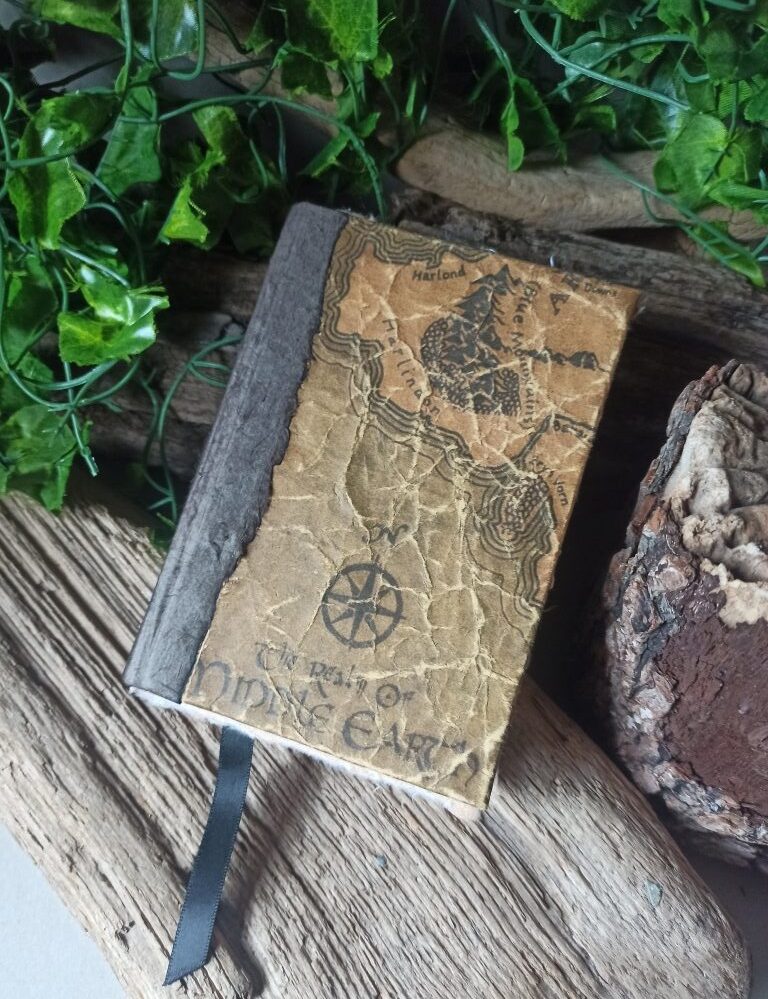 Grimoire, carnet vierge, reliure artisanale, L'arbre à papier